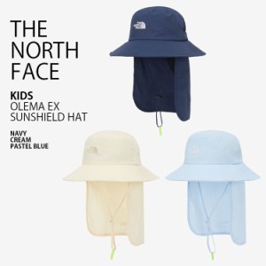 THE NORTH FACE ノースフェイス キッズ バケットハット KIDS OLEMA EX SUNSHIELD HAT サンシールド ハット 帽子 子供用 NE3HQ03R/S/T