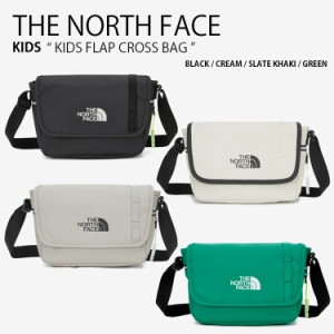 THE NORTH FACE ノースフェイス キッズ ショルダーバッグ KIDS FLAP CROSS BAG フラップ クロス バッグ ロゴ 子供用 NN2PQ03R/S/T/U