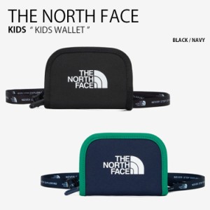 THE NORTH FACE ノースフェイス キッズ 財布 KIDS WALLET ウォレット 折りたたみ コインケース ネックストラップ ロゴ 子供用 NN2PQ09R/S