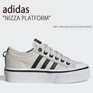 adidas アディダス スニーカー NIZZA PLATFORM GREY ONE CORE BLACK CLOUD WHITE GX2020