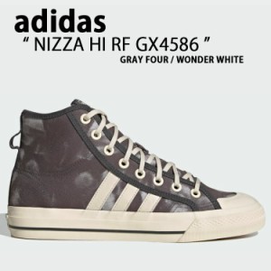 adidas アディダス スニーカー NIZZA HI RF GX4586 ニッツァ ハイカット GRAY WHITE 