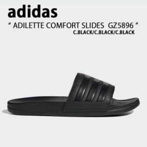 adidas アディダス サンダル スリッパ ADILETTE COMFORT SLIDES GZ5896 CORE BLACK 