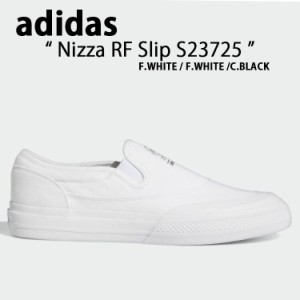 adidas アディダス スリッポン スニーカー NIZZA RF SLIP S23725  FOOTWEAR WHITE CORE BLACK 