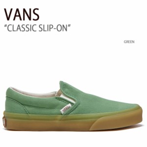 VANS スニーカー CLASSIC SLIP-ON GREEN VN0A5JMHBEJ 