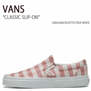 VANS スニーカー SLIP ON VN000XG8B06 クラシック スリッポン PINK WHITE 