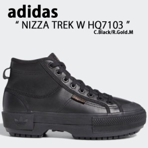 adidas Originals アディダス オリジナルス スニーカー NIZZA TREK W HQ7103 ニッツァ トレック ハイカット BLACK
