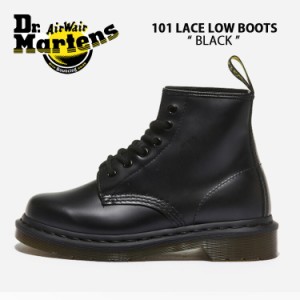 Dr.Martens ドクターマーチン ブーツ サイドゴアブーツ BOOTS 101 LACE LOW BOOT ブラック 10064001 ミドルブーツ