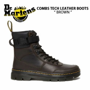 Dr.Martens ドクターマーチン ブーツ サイドゴアブーツ BOOTS COMBS TECH LEATHER ブラウン 27804201 ミドルブーツ ミディ ラバーソール 