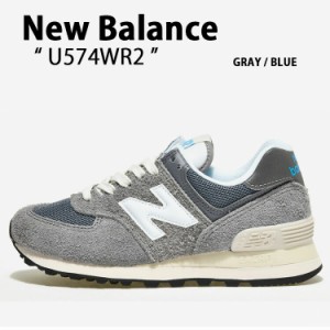 New Balance ニューバランス スニーカー 574 U574WR2 GRAY WHITE BLUE スウェード