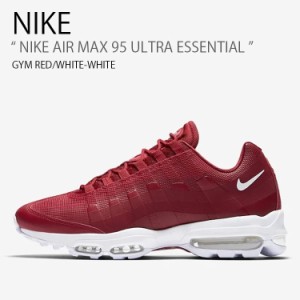 NIKE ナイキ スニーカー AIR MAX 95 ULTRA ESSENTIAL エア マックス 95 ウルトラ エッセンシャル 857910-600 レッド ホワイト