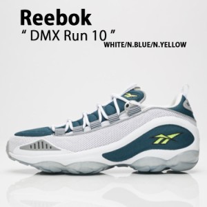 REEBOK リーボック スニーカー DMX RUN 10 White Blue Yellow DMX ラン10 V44398 ホワイト ブルー イエロー メンズ レディース