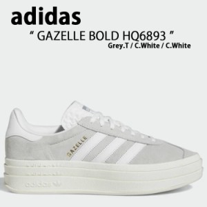 adidas Originals アディダス オリジナルス スニーカー HQ6893 GAZELLE BOLD ガゼルボールド Grey White