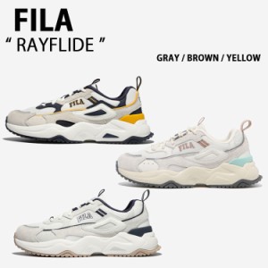 FILA フィラ スニーカー RAYFLIDE 1RM02053E_109/161/444 GREY BROWN YELLOW レイフライド メンズ レディース 男性用 女性用