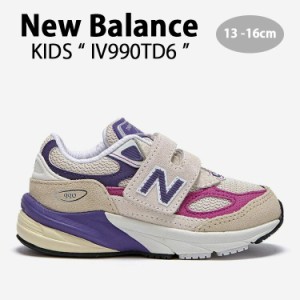 New Balance ニューバランス キッズ スニーカー NewBalance 990 シューズ IV990TD6 ベルクロ マジックテープ