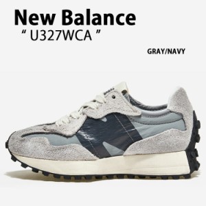 New Balance ニューバランス スニーカー 327 U327WCA GRAY NAVY BLUE ピッグスウェード 