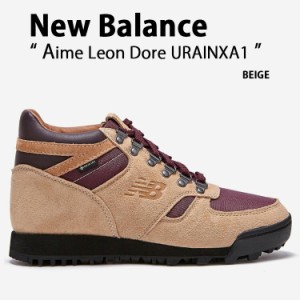 New Balance ニューバランス Rainier Aime Leon Dore スニーカー URAINXA1 BROWN 本革 コラボ 