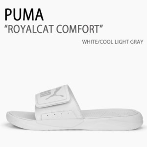 PUMA プーマ サンダル PUMA ROYALCAT COMFORT WHITE COOL LIGHT GRAY シューズ メンズ レディース 372280-22