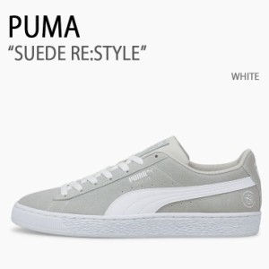 PUMA プーマ スニーカー PUMA SUEDE RE:STYLE WHITE シューズ メンズ レディース 男性用 女性用 383338-01