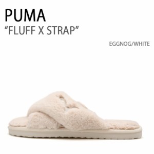 PUMA プーマ サンダル FLUFF X STRAP EGGNOG WHITE シューズ レディース 女性用 385352-07