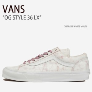 VANS バンズ スニーカー OG STYLE 36 LX DISTRESS WHITE MULTI VN0A4BVEWTM OGスタイル36LX メンズ レディース