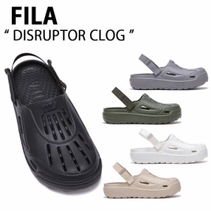 FILA フィラ サンダル DISRUPTOR CLOG 1SM01940E ディスラプター クロッグ ラインズ メンズ レディース 男性用 女性用