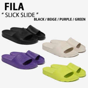 FILA フィラ サンダル SLICK SLIDE 1SM01971F スリック スライド シャワーサンダル スポーツサンダル ロゴ メンズ レディース 男性用 女