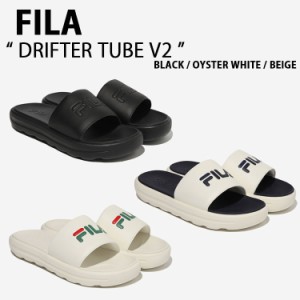 FILA フィラ サンダル DRIFTER TUBE V2 1SM01972F BLACK WHITE BEIGE ドリフター チューブ メンズ レディース 男性用 女性用