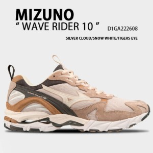 Mizuno ミズノ スニーカー WAVE RIDER 10 D1GA222608 ウェーブライダー 10 SILVER WHITE TIGERS EYE