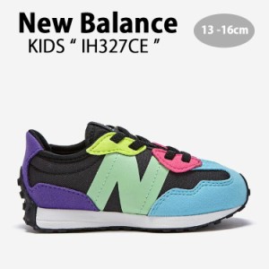 New Balance ニューバランス キッズ スニーカー NewBalance 327 BLACK キッズシューズ ブラック IH327CE ベビー用 キッズ用 子供用