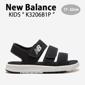 New Balance ニューバランス キッズ サンダル NewBalance 3206 BLACK キッズシューズ ブラック K3206B1P キッズ用 ジュニア用 子供用