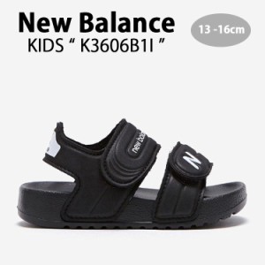 New Balance ニューバランス キッズ サンダル NewBalance 3606 BLACK キッズシューズ ブラック K3606B1I ベビー用 キッズ用 子供用