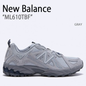 New Balance ニューバランス スニーカー ML610TBF GRAY グレー シューズ レザー 本革 メンズ レディース