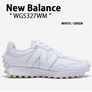 New Balance ニューバランス レディース スニーカー WGS327 WGS327WM ゴルフシューズ WHITE GREEN シューズ 