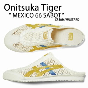 Onitsuka Tiger オニツカタイガー ミュール MEXICO 66 SABOT サボット 1183C123.104 CREAM MUSTARD メッシュ