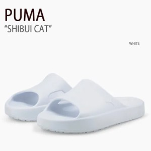 PUMA プーマ サンダル SHIBUI CAT WHITE シャワーサンダル シューズ メンズ レディース 男性用 女性用 385296-01
