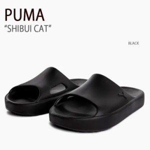 PUMA プーマ サンダル SHIBUI CAT BLACK シャワーサンダル シューズ メンズ レディース 男性用 女性用 385296-02