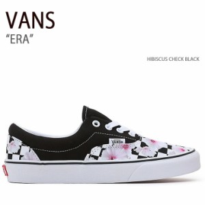 VANS バンズ スニーカー ERA HIBISCUS CHECK BLACK VN0005UEBMA エラ メンズ レディース 男性用 女性用