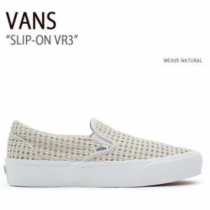 VANS バンズ スニーカー SLIP-ON WEAVE NATURAL VN0007NCNTR スリッポン ウェーブナチュラル メンズ レディース