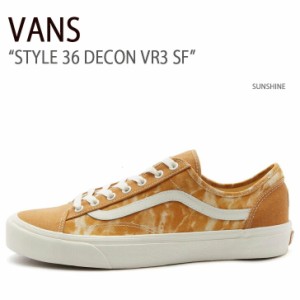 VANS バンズ スニーカー STYLE 36 DECON VR3 SF SUNSHINE VN0007R2G6X スタイル36デコンVR3 SF サンシャイン