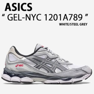 asics アシックス スニーカー GEL-NYC WHITE STEEL GREY 1201A789-102 シューズ ホワイト スチールグレー ランニングシューズ モダンスタ