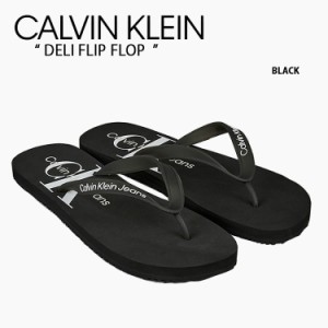 Calvin Klein カルバンクライン サンダル DELI FLIP FLOP BLACK CK シューズ デリフリップフロップ YW01246BDS YM00838BDS