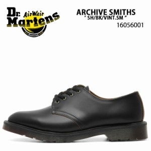 Dr.Martens ドクターマーチン SMITH 4 ホール シューズ ARCHIVE SMITHS SH/BK/VINT.SM 16056001 スミスヴィンテージスムースブラック