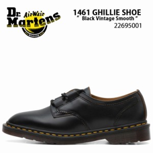 Dr.Martens ドクターマーチン Ghillie Shoe シューズ ARCHIVE 1461 GHILLIE BLACK VINTAGE SMOOTH 22695001 1461 ギリー シューズ  ブラ