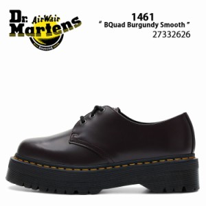 Dr.Martens ドクターマーチン レザーシューズ  1461 Quad Burgundy Smooth 27332626 3ホール 厚底 シューズ バーガンディ