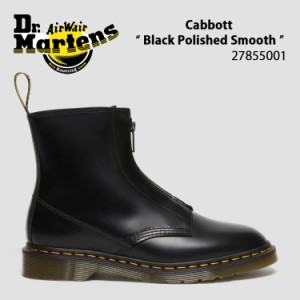 Dr.Martens ドクターマーチン レザーシューズ  Cabbott Black Polished Smooth 27855001 ジッパー ショートブーツ ブラック