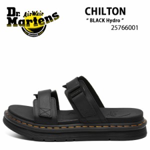 Dr.Martens ドクターマーチン サンダル ベルトサンダル CHILTON Black Hydro 25766001 ストラップ チルトン サンダル ブラック サイズ調