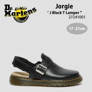 Dr.Martens ドクターマーチン キッズ サンダル Jorgie J Black T Lamper 27241001 サボサンダル サボ ミュール 子供 キッズ シューズ ブ