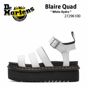 Dr.Martens ドクターマーチン サンダル ベルトサンダル Blaire Quad White Hydro 27296100 厚底 サンダル ホワイト レディース