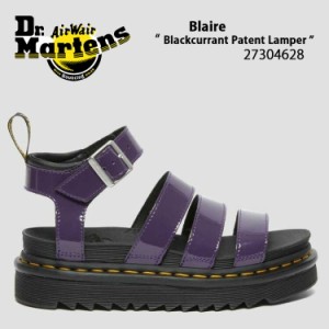 Dr.Martens ドクターマーチン サンダル ストラップサンダル Blaire Blackcurrant Patent Lamper 27304628 ストラップサンダル パープル 