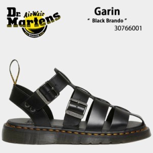 Dr.Martens ドクターマーチン サンダル グラディエーター サンダル Garin Black Brando 30766001 コンフォートサンダル レザー メンズ レ